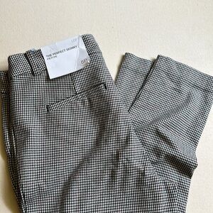 Houndstooth skinny pants from Loft